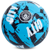 Manchester City bal Graffiti blauw
